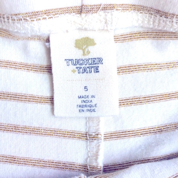 Tucker + Tate Striped Leggings, Size 5 - Picture 5 of 5